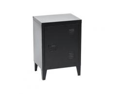Meubles Cosy - Beistelltisch Nachttisch Nachttisch Metallschrank Bücherregal Schrank Black Box 1
