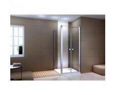 Duschkabine Eckdusche EX416-2 6mm NANO Klarglas - 90x90x195cm
