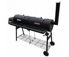 Hommoo Barbecue-Smoker Grill Nevada XL Schwarz