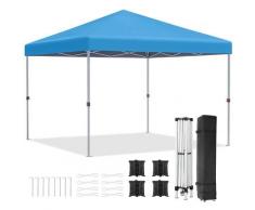 Pavillon Faltpavillon Wasserdicht schnell One Touch Pavillon Pop up Überdachungszelt,Metall