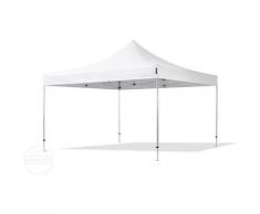 Profizelt24 - 4x4 m Faltpavillon TOOLPORT PROFESSIONAL Alu 40mm, Seitenteile mit Panoramafenstern,