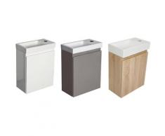 Waschbecken mit Waschbeckenunterschrank/Waschtisch-Unterschrank 40.5x22.5x55 cm Gäste Bad wc