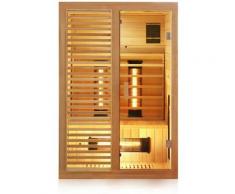Dewello® Infrarotkabine Infrarotsauna Hamlin, inkl. Vollspektrumstrahler für 2 Personen