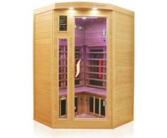 Dewello - Infrarotkabine Infrarotsauna lakefield pro, inkl. Vollspektrumstrahler für 1-3 Personen