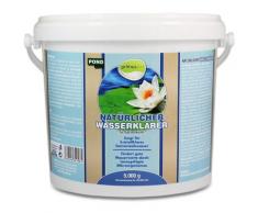 Natürlicher Gartenteich Wasserklärer (Bindet kleinste Schmutzpartikel, kristallklares Wasser,