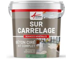 Arcane Industries - kit kunstharzbeton für fliesen - Sternfrucht-Grün - 5 m²-Kit (2 Schichten)