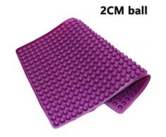 Devenirriche - Silikon Backmatte 2cm Halbkugel Silikonmatte mit NoppenBackform für Hundekekse &