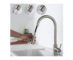 Küchenarmatur Wasserhahn Armatur mit Ausziehbar Brause Mischbatterie Einhebelmischer