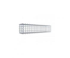 Gabione 100 cm x 20 cm x 20 cm (l x h x t), Maschenweite 5 cm x 5 cm, Spirale