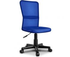 TRESKO® Bürostuhl Mesh Chefsessel Drehstuhl Kinder Schreibtischstuhl Blau