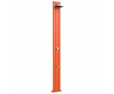 Solardusche Spring S Orange Fussbrause cm 26x12x228 ARKEMA DESIGN - prodotto made in Italy