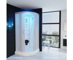 TroniTechnik Dampfdusche Dusche Fertigdusche Duschkabine Dampfsauna Eckdusche Komplettdusche