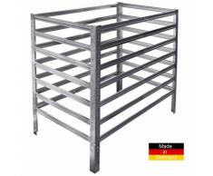 ® HOME Komposter 100x110x100 verzinkt - Shelfplaza