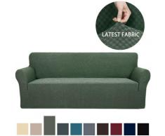 Elastischer Sofabezug für Wohnzimmer Sofa Schonbezug Schnittsofabezug Möbelschutz 2 Platz