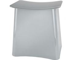 Wenko - Bad Dusche Hocker Wäsche Sammler 33 L Sortierer Sitz Stuhl WC Sack Platz - grau