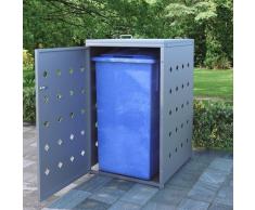 Mülltonnenbox für 1 Tonne 240 l Edelstahl 06510 - Topdeal