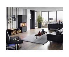 Olsberg - Kaminofen osorno 8 kW Ofen Kamin Holzofen Bausatz Stahl/Schwarz