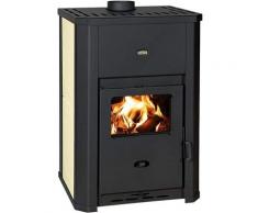Prity - EEK A: Wasserführender Kaminofen WD W24 D, Creme - 24,3 kW