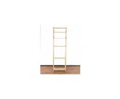 Holzregal ra Serie | Tragkraft 35 kg pro Fachboden | HxBxT 2200 x 650 x 285 mm | - braun