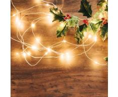 10m LED Lichterkette USB, Kupferdraht Lichterkette Innen Außen IP44, 100 LEDs