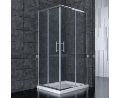 120x90cm Eckeinstieg Duschkabine mit Duschtasse Sicherheitsglas Schiebetür Eckdusche