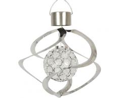 LED Solar-Kugelleuchte ( Ø 18cm ) für Garten, Balkon, Terrasse, Solarleuchte Solarlampe mit