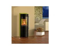 Olsberg Kaminofen TIPAS II Compact 4 kW Ofen Kaminofen Holzofen Stahl/Schwarz/FreshApple