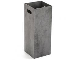 Heinsberg Regenschirmständer für den Eingang oder die Halle, 53x20,5x20,5cm - Grau - Versa
