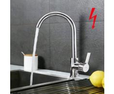 Niederdruck Küchenarmatur Wasserhahn Chrom Niederdruckarmatur Spültischarmatur Einhebelmischer