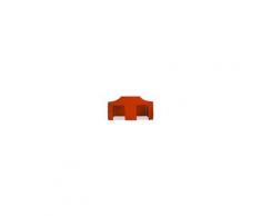 Interouge - Komplettset Faltpavillon 3x6 m Stahl 32, Polyester - wasserdicht | Rot
