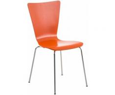 Besucherstuhl Aaron-orange