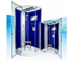 AcquaVapore DTP6037-1201 DBL Dampfdusche in 90x90cm -11216- mit Easyclean Scheibenversiegelung