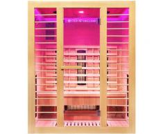 Infrarotsauna Redsun L Deluxe | Infrarotkabine Wärmekabine, Saunakabine, Sauna - Home Deluxe