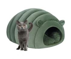 Mezheng - Warmes Katzenhaus Soft Dome Cave Kitten Bed Zwinger Gemütlicher Hundekorb Bett Indoor Pet
