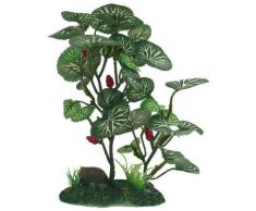Abcrital - Belebende Kunstpflanze für Aquarien, Kunststoffpflanzen für Aquarien, grün, Dekoration
