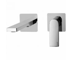 Verdeckter Einhebel-Waschtischmischer Tango TA104CR70-TA105CR70-TA106CR70 | Chrom - 240 mm - Paffoni