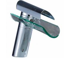 Wasserhahn Glas Spüle Waschtisch Waschtischarmatur Armatur für Bad