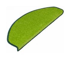 Stufenmatte Dynasty Velours Grün Halbrund 19 x 56 cm - Grün