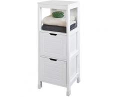 SoBuy Badkommode, Badschrank, Kommode, Badezimmer, FRG127-W