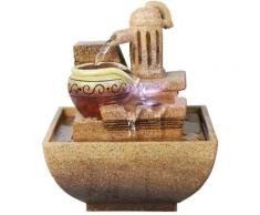 Zimmerbrunnen mit Pumpe und weißem Licht-MYW53132-64
