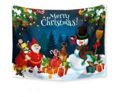 Weihnachtsgeschenk - Perle Rare Weihnachten Wandteppich Weihnachtsglocke Frohe Weihnachten