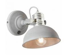 BRILLIANT FRIEDA Wandstrahler 32 cm Metall Grau Beton