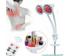 275W Infrarotlampe Wärmelampe Strahler Massagelampe Infrarot Therapielampe Doppelkopf