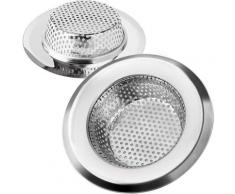 Abflusssieb Edelstahl Küchen Spüle Filter Sieb Waschbecken Abfluss Sieb Haltbare Korbabläufe