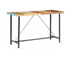 Asupermall - Bartisch 180 x 70 x 107 cm Recyceltes Massivholz