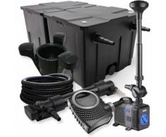 SunSun 2-Kammer Set 60000l 36W UVC Teich Klärer NEO10000 80W Pumpe Schlauch Springbrunnen Skimmer