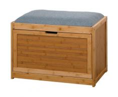 Schuhbank mit Sitzfläche Schuhtruhe für Flur Wohnzimmer Schlafzimmer, 63 x 29 x 48 cm Naturfarben