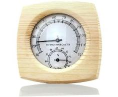 Sauna Thermometer ,Outdoor Indoor Sauna Saunazubehör Induktiver Zeiger Heimfeuchtigkeitsmesser