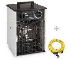 Trotec Elektroheizer TDS 20 + Profi-Verlängerungskabel 20 m / 230 V / 2,5 mm²