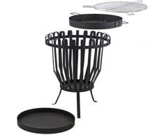 Feuerkorb XXL 66cm Grill Grillkorb Grillen Feuerschale Lagerfeuer Gartenfeuer